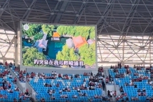 《温情互动！成都赛事前夕奏响《济南济南》，泰山球迷热烈掌声回响》