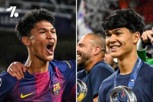 18岁新星德罗一年内斩获四项冠军，本赛季囊括欧冠、西甲、法甲荣耀，冬季转会窗从巴塞罗那加盟巴黎圣日耳曼。