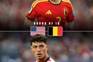 2014年世界杯：美国1/8决赛以1-2负于比利时，复仇之战？