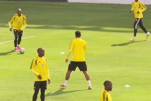 世界杯揭幕战！南非队较早之前训练