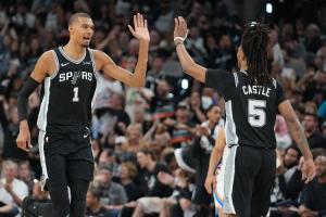 NBA历史上在159场抢七大战中，主队共获胜117场；而马刺队在抢七客场战场的战绩为1胜5负。