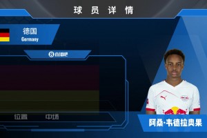 顶替受伤的卡尔！入选德国国家队的韦德拉奥果什么水平？