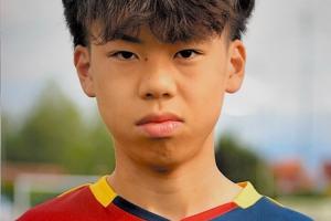 意足协抢人！热那亚新星蔡昀翼首次入选U15国足，浙江华侨出产